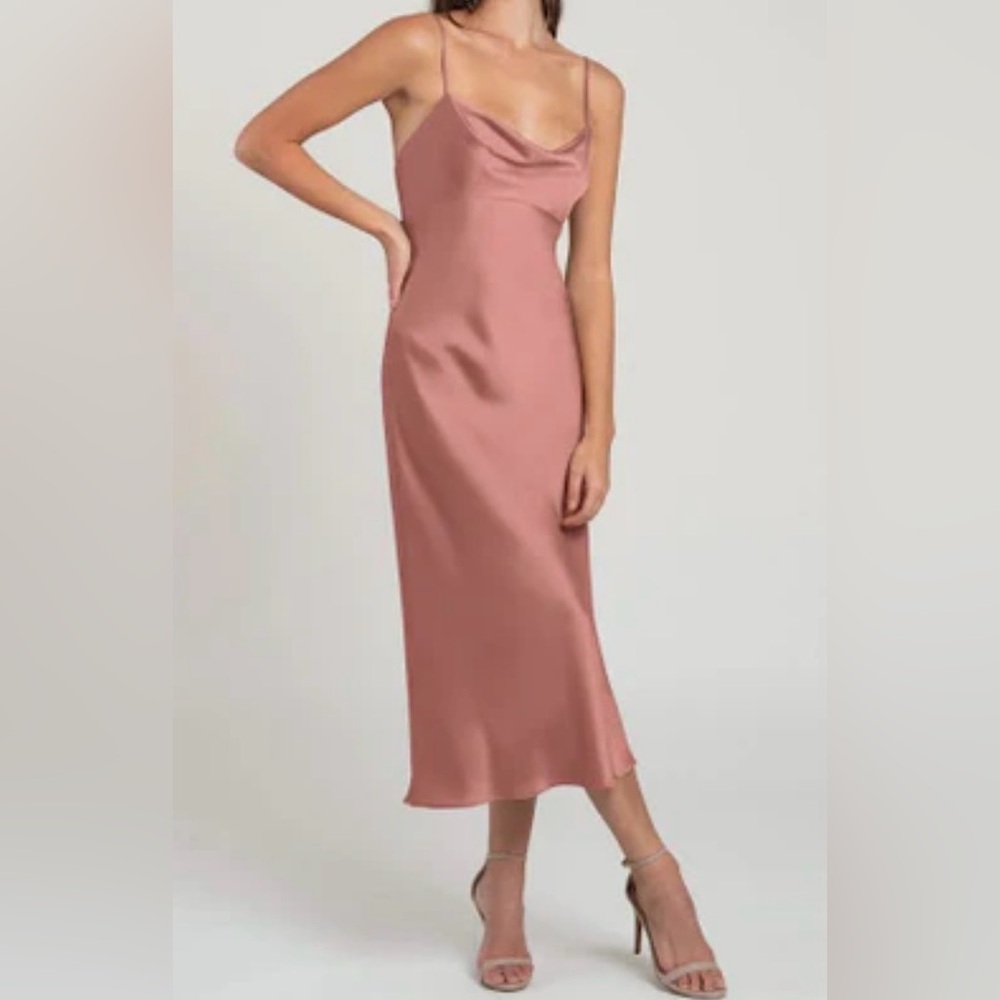 Sachin + Babi spaghetti strap evening dusty rose Pink Dress size 4